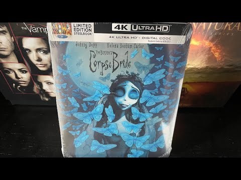 Corpse Bride 4K Ultra HD Blu-ray SteelBook Unboxing