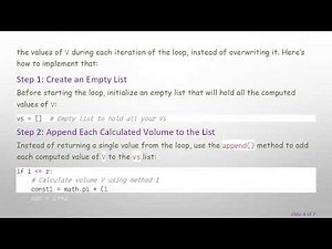 How to Get a Vector Output from a Loop in Python Functions