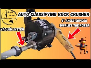 “Check Out Our, Dust Free, Auto Classifying, Rock Crusher” #goldrecovery #rockcrusher #goldmining