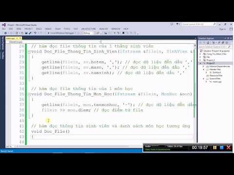 [Lập trình C/C++] Bài 55. Đọc - ghi file Thông tin sinh viên và Danh sách môn học(Phần 1)