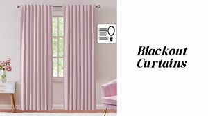 SHINELAND Light Pink Blackout Nursery Curtains 52" W x 84" L - Thermal Insulated Room Darkening Back Tab Pleated Drapes for Baby Girl Room 2 Panels