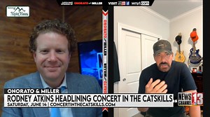 Country music star Rodney Atkins headlining Concert in the Catskills this weekend