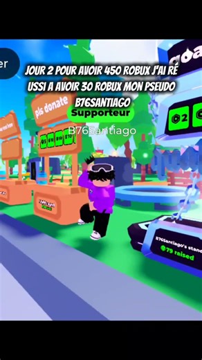 Jour 2 pour avoir 450 Robux #roblox