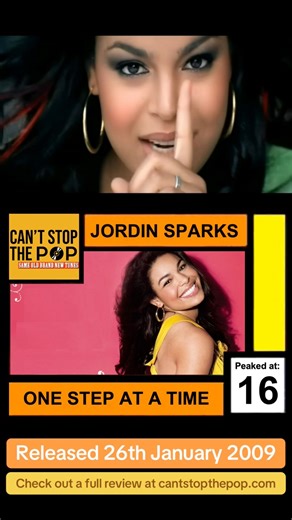 It’s 17 years since Jordin Sparks digitally released ‘One Step At A Time’ in the UK, where it was the third single from her self-titled debut album. The track peaked at 16 and reached #17 on the US Billboard Hot 100. #cantstopthepop #songsyouforgotabout #00smusic #throwback #00s #nostalgia #jordinsparks #onestepatatime | Can't Stop The Pop