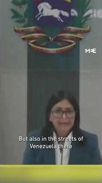 Venezuela’s vice president calls for release of Maduro after ‘sovereignty attack’