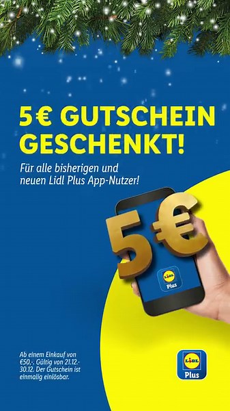 5 € Gutschein geschenkt!💃 Hol dir gleich hier die Lidl Plus App ➡️ https://app.adjust.com/x00nr9v und kassiere deinen Gutschein! Gilt natürlich auch für schon bestehende Lidl Plus-Nutzer.⭐️ | Lidl Österreich