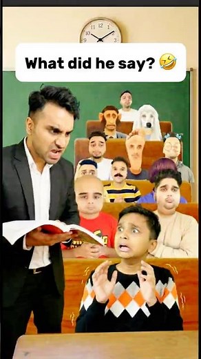 Why is teacher angry? 🤣