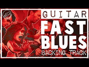 Fast Blues Backing Track in A