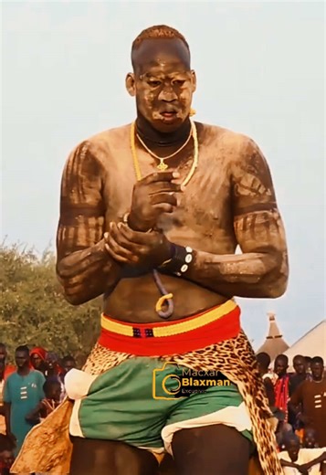 Traditional Wrestling of the Dinka People in South Sudan