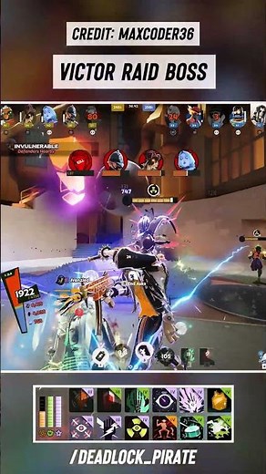 Victor is a raid boss on Patron fight 💀 #deadlock #deadlockclips