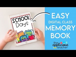 Easy Digital Class Memory Book