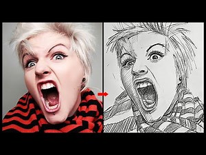 Just 1 Pencil – Draw an Angry Girl Face Super Easy with Loomis
