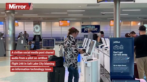 All JetBlue planes placed on ground stop across US in immediate warning