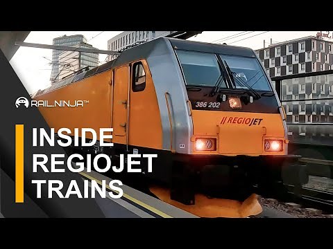 Inside of A High-Speed Regiojet Train | Czechia Trains | Rail Ninja Review