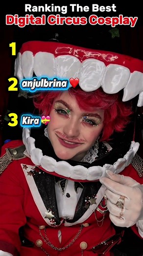 Ranking the best digital Circus cosplay #digitalcircus #digitalcircusshorts #digitalcircustheory