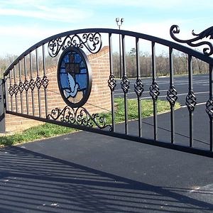 [Hot Item] Gate with Valve Wrought Iron Gate Design Automatic Gate Operators