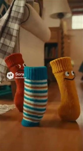 alien socks are taking over the house #sora2