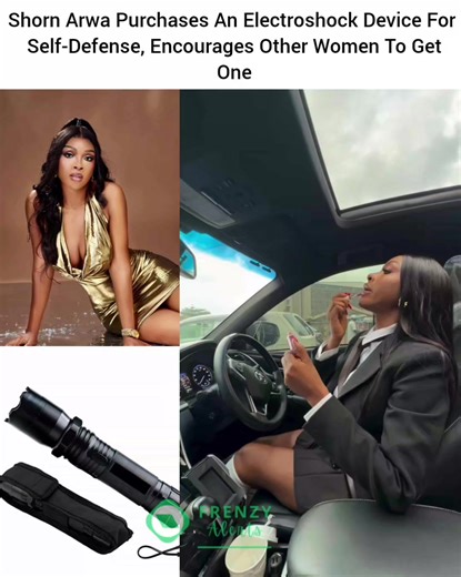 Shorn Arwa Purchases An Electroshock Device For Self-Defense, Encourages Other Women To Get One. #FrenzyAlerts #tiktokkenya #kenyans #fypp #viral