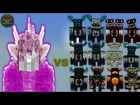 The Will of Overlord of Hate vs Warden Plus (Warden's) | Minecraft Bedrock | MobBattle