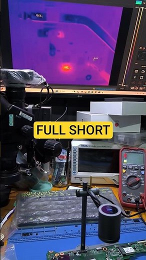 Laptop Full Short and Dead CPU .. #laptoprepair #servicelaptop