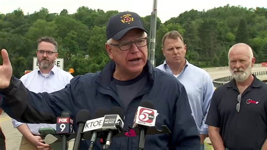 Gov. Walz unveils $887 million infrastructure plan at Rapidan Dam