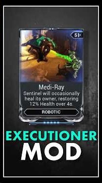 Medi-Ray Mod - When you need just a tiny bit of health #gaming #warframe