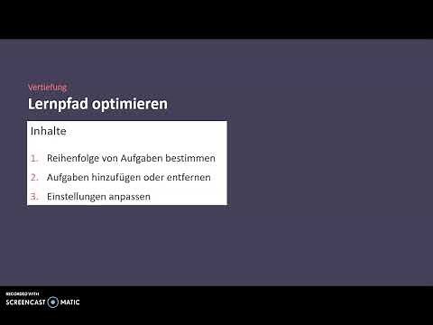 itslearning Tutorial: Der Lernpfad (vertiefendes Video)