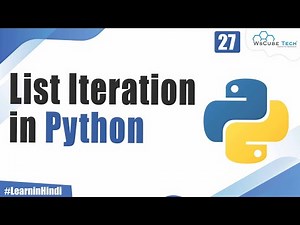What is List Iteration in Python | List Iteration Enumerate | Python Tutorial