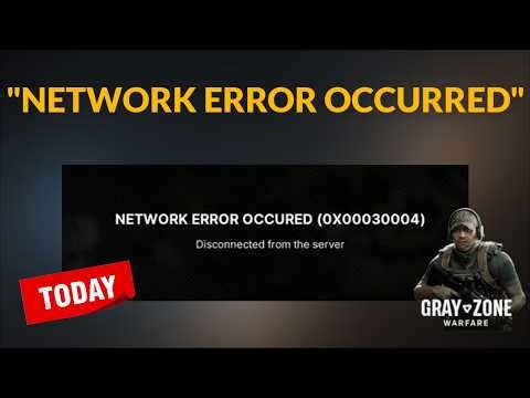 How to FIX Gray Zone Warfare Connection Error 0x00030004 - Disconnected From The Server