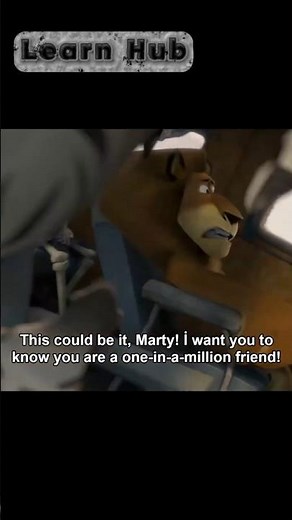 Learn English with Madagascar 2 | Funny & Emotional Airplane Scene ✈️🦁🐧