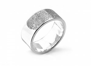 Memorial Fingerprint Rings & Memorial Wedding Rings