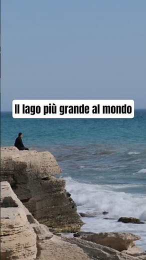 The Caspian Sea, the largest lake in the world