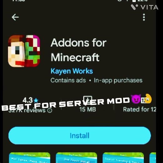 BEST MINECRAFT MOD APPS NAME 🔥🔥 part-1 #shorts #minecraft #part1 #playstore
