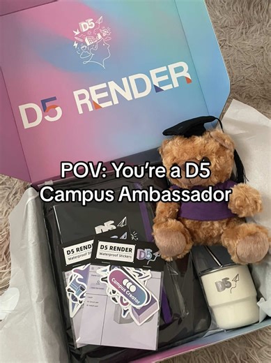 Unboxing D5 Render Campus Ambassador Merchandise