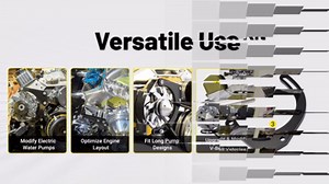 SBC Alternator Bracket Electric Water Pump Adjustable Bracket Kit Aluminum for Chevy Small Block 305 327 350 5.0L 5.7L Compatible with Chevy Long Water Pump V-Belt Pontiac