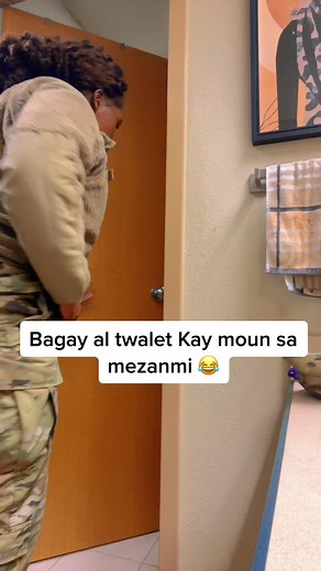 Daily Bathroom Routine of a Military Personnel