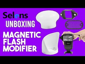 Selens Magnetic flash Modifier Unboxing knock off Magmod Magsphere Magbounce