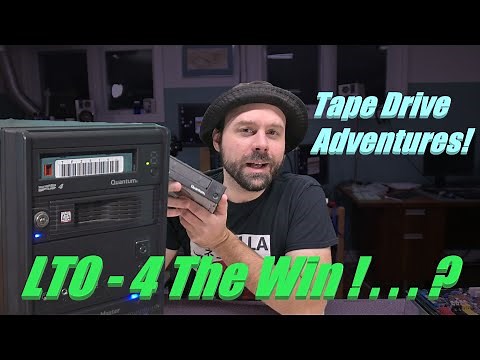 Tape Drive Adventures 1.0 : Building an LTO-4 Tape Server with an AMD Phenom 9600.