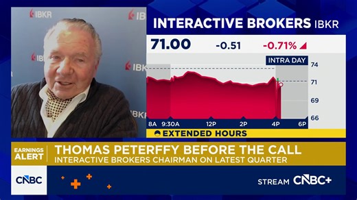 Interactive Brokers' Thomas Peterffy talks quarterly results ahead of investors call