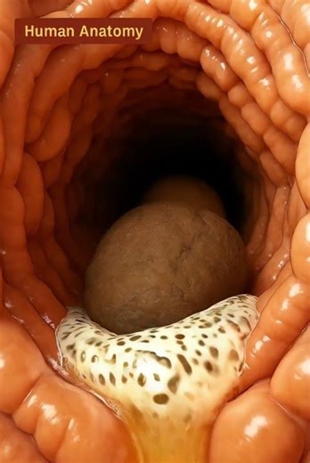 “Real Footage of Constipation Blocking the Colon”