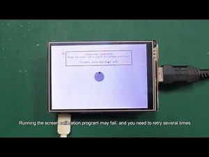 Raspberry Pi 3.5 inch Touchscreen Calibration