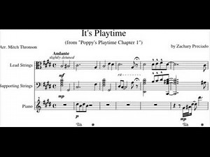Poppy Playtime theme song ("It's Playtime") transcription