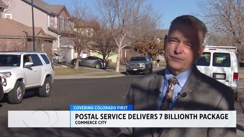 US Postal Service delivers 7 billionth package in Commerce City