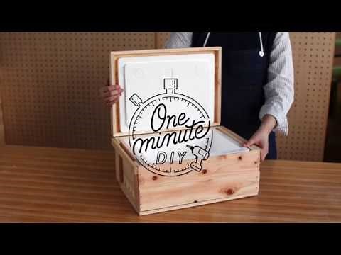 木製クーラーボックスをDIY