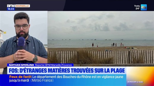 Fos-sur-Mer : d'étranges matières trouvées sur la plage