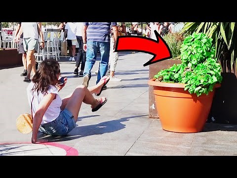 Bushman Prank: She fell on the ground!! Way too funny!!