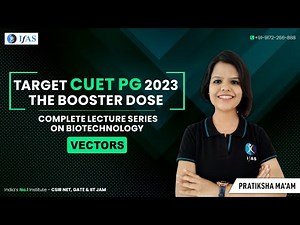 L2: 📚 Mastering Cloning Vectors: Plasmids for CUET PG 2023 Biology Exam🧬