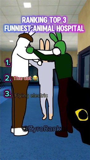 Ranking the Top 3 Funniest Animal Hospital Animations 😂 | You Won't Believe #1! #animalhospital