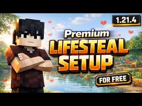Premade Lifesteal Server Setup | Free Download 1.21.4 | High Quality Setup