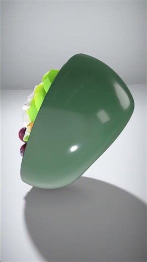 Vibrant Waldorf Salad in Glass Bowl